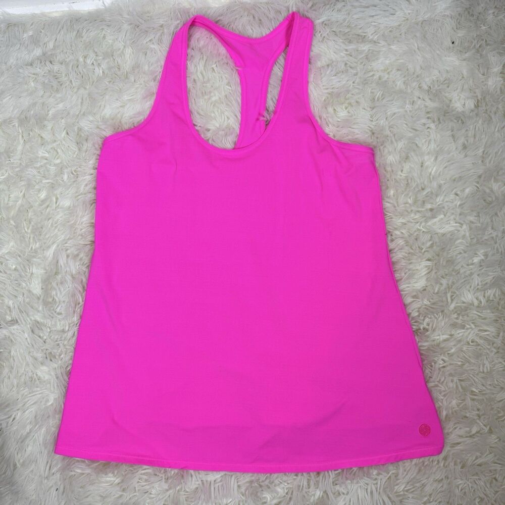 Lilly Pulitzer Bright Hot Pink Racerback Tank